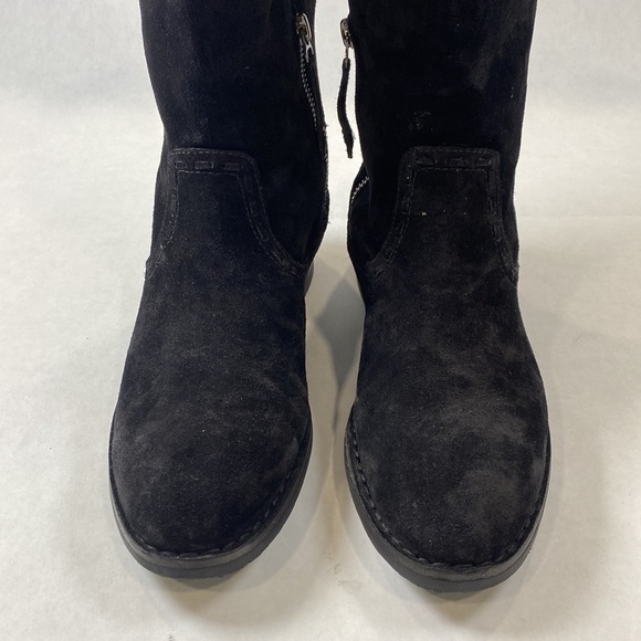 Trask Audra unlined suede boot black western - Picture 3 of 11